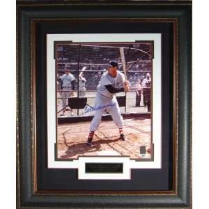  TED WILLIAMS   BATTING CAGE   SIGNED & FRAMED Sports 