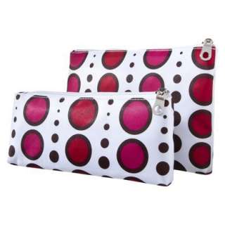Contents 2 Piece Dots Cosmetic Bag Set.Opens in a new window