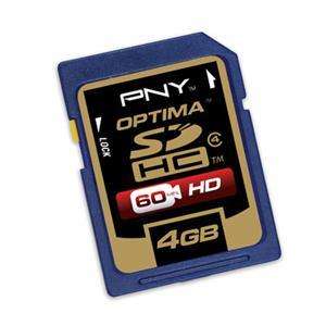 PNY 4G SDHC SD card for Sony HDR CX550V camcorder  