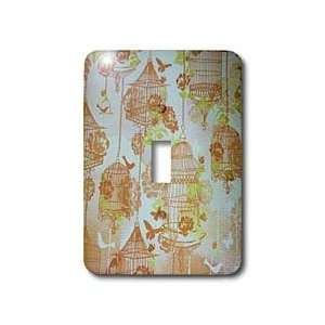 Florene Décor II   Coral and Llime Bird Cages   Light Switch Covers 