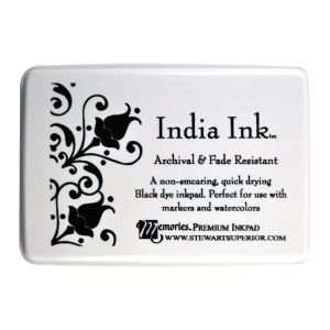  BLACK INDIA INK PAD Papercraft, Scrapbooking (Source Book 