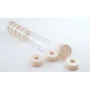  Clear Glide Polyester Pre Wound Bobbins Tube of 10 Size L 