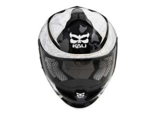 Kali Naza Carbon Liberty White Motorcycle Helmet XXL  