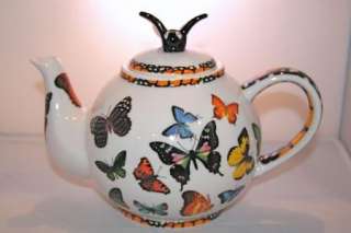 NEW PAUL CARDEW BUTTERFLY Tea Pot LARGE Teapot  