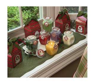 Set of 6 8.75 oz. Soy Holiday Candles w/ Gift Boxes Valerie Christmas 