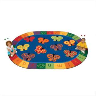 Carpets for Kids 123 ABC Butterfly Fun Rug  