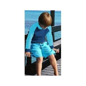  Boys Long Sleeve Raglan Rash Guard