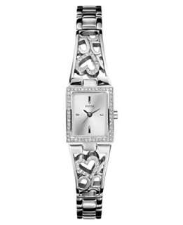 GUESS Watch, Womens Heart Bracelet U85041L1   Jewelry & Watches 