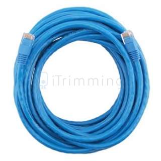 BLUE 25FT CAT6 LAN RJ45 PATCH ETHERNET NETWORK CABLE  