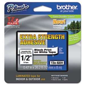  Brother P Touch TZES231   TZe Extra Strength Adhesive 