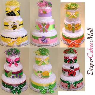 Baby Shower Decoration DIAPER CAKE Jungle Tiger Pampers  
