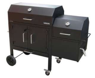  Black Dog 42XT Wood Charcoal Grill & Smoker Offset Fire Box  