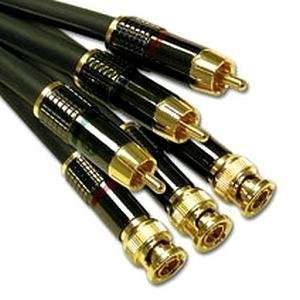 Video Cable. 100FT SW RCA TO BNC COMPONENT M/M VIDEO CABLE VIDCBL. RCA 