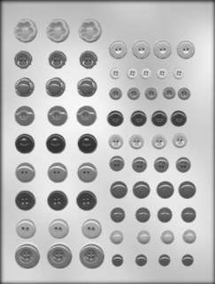 NEW CK PRODUCTS BUTTON ASSORTMENT CHOCOLATE MOLD  
