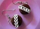 Hostess Cupcake Earrings Miniature Junk Food Cute Icing