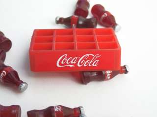 Lot 2 Dollhouse Miniatures Drink Coke Coke Tray Bottle  