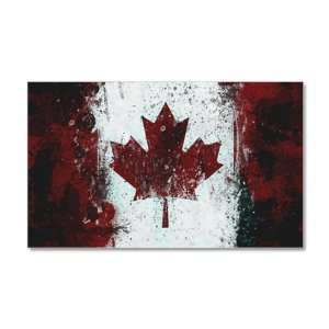   Wall Vinyl Sticker Canadian Canada Flag Painting HD 