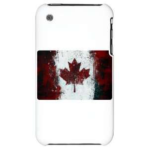   iPhone 3G Hard Case Canadian Canada Flag Painting HD 