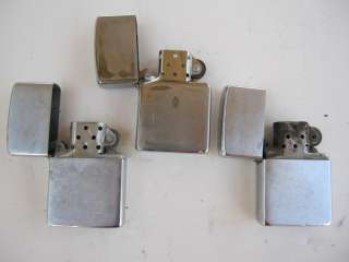 9pc Dealer Lot Vintage Zippo Lighters   Various **  