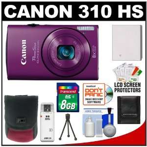  Canon PowerShot 310 HS 12.1 MP Digital Elph Camera (Purple 