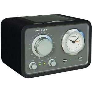  CROSLEY RADIO CR3005A BK DUET ALARM CLOCK RADIO