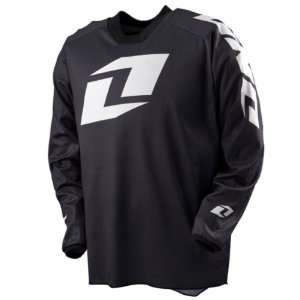 One Industries Icon Mens Carbon Dirt Bike Motorcycle Jersey   Black 