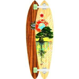  Arbor Fish Koa 38 Skateboard Deck   38 L x 8.75 W x 27 