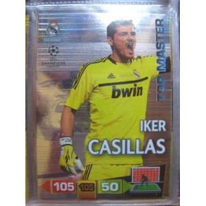 Iker Casillas Top Master Rare Card Panini Adrenalyn Champions League 