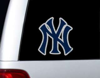   New York Yankees Football 12 Perforated Window Sticker Decal Gift NEW