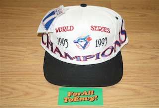   Toronto Blue Jays 1993 World Series snapback hat NWT Joe Carter MLB