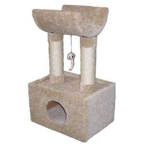  29 Cat Tree Condo in Beige Heavy Carpet