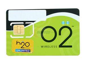    H2O Wireless Prepaid Unlimited Talk & Text Card O24999