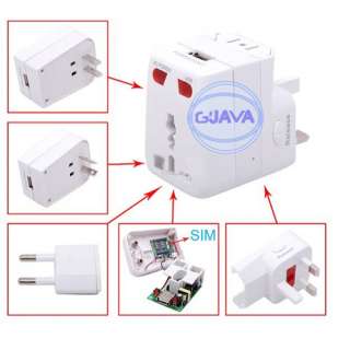 Power Plug Adapter Style Spy GSM Bug Two Way Audio Surveillance Device 