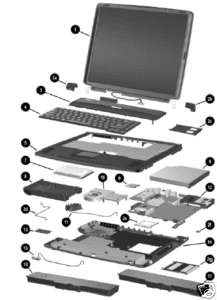 Compaq Presario 2700 Laptop Repair Parts Manual Guide  