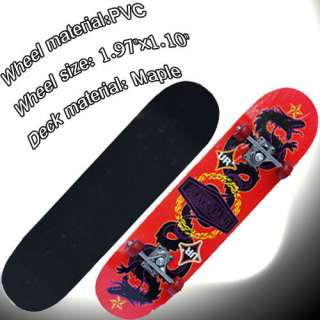   Stickers Complete Skateboard 7.75 x 31 Maple Wood Skateboards  