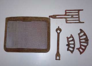 BUNGALOW Cast Iron Stove Parts Antique Vintage Screen & Misc.  