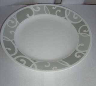NEW CORELLE VIVE RIBBONS AND SWIRLS DINNER PLATE  