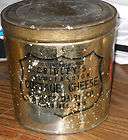Knudsens Cottage Cheese tin embossed litho trade sign  