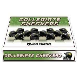  Iowa Hawkeyes Checker Set