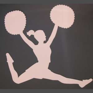  Cheerleader with Pom Poms magnet