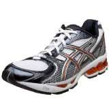 ASIC GEL KAYANO 15 MENS RUNNING SHOES ORANGE/BLACK/SILVER/WHITE SZ 12 