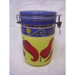 South of the Border Chili Pepper Canister by JJG Designs, Med. Lg.