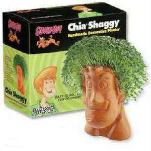  Shaggy Chia Head Pet Pottery Planter Patio, Lawn & Garden