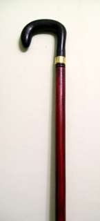 hand stick egyptian crave brown pine cane walking