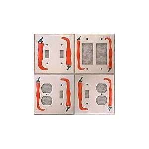  Chili Peppers Double Switchplates and Combination Covers 