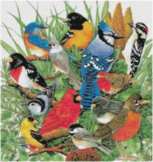 SONGBIRDS OF AMERICA COUNTED CROSS STITCH PATTERN  