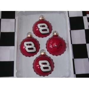  NASCAR Dale Earnhardt Jr. Christmas Ornament 2004 ; Set of 