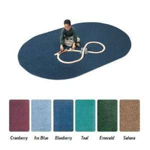  Ice Blue Educational Classroom Rug   8ft 3ft x 11ft 8ft 