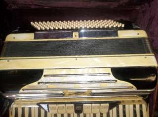   ACCORDIAN ACCORDION NICE WORKING DALLAPE CASE 120 BUTTONS ITALY MADE