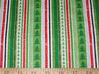 CHRISTMAS TREE STRIPE~RED~WHIT​E~GREEN~DAVID TEXTILES~10